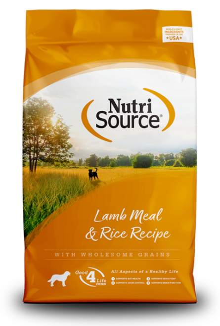 Nutrisource Lamb & Rice Adult Dry Dog Food