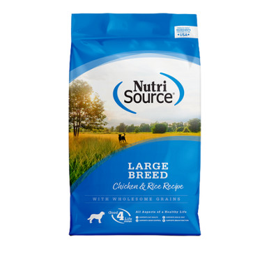 Nutrisource Chicken & Rice Large Breed Dry Dog Food 26 lb