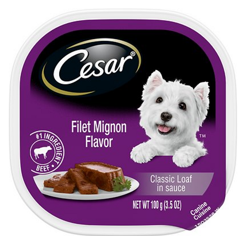 Cesar Cuisine Filet Mignon Wet Moist Dog Food