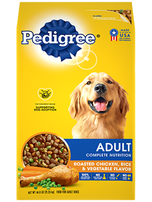 Pedigree Complete Nutrition Roasted Chicken, Rice & Vegetable Flavor Adult Dry Dog Food