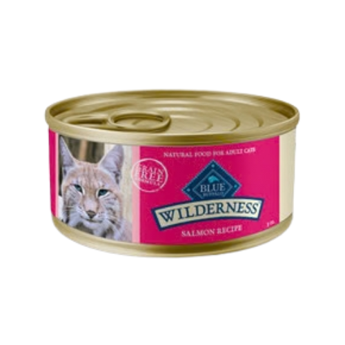 Blue Buffalo Wilderness High Protein Salmon Recipe Grain-Free Canned Cat Food