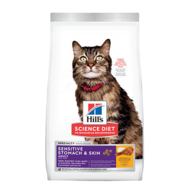 Hill's Science Diet Sensitive Stomach & Skin Chicken Rice Recipe Adult Dry Cat Food