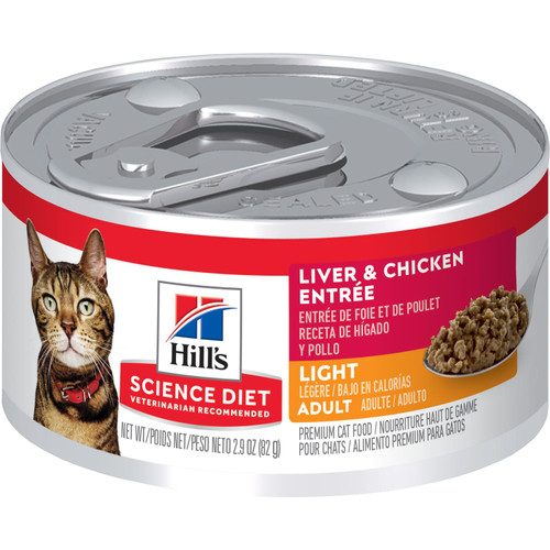 Hill's Science Diet Adult 1-6 Light Liver & Chicken Entree Canned Cat Food