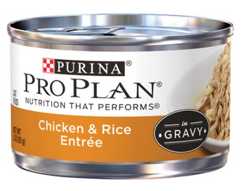 Purina Pro Plan Savor Adult Chicken & Rice Entree In Gravy Canned Cat Food