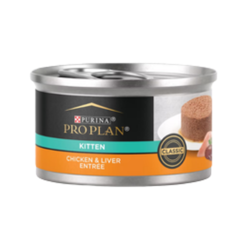 Purina Pro Plan Development Chicken & Liver Entrée Classic Wet Cat Food for Kittens