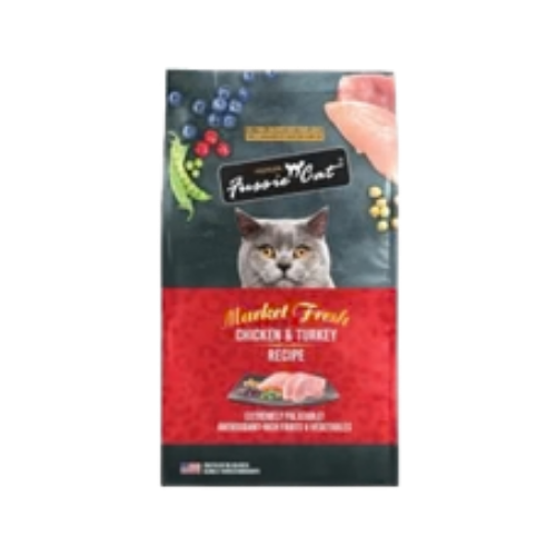 Fussie Cat Market Fresh Chicken & Turkey Recipe Grain-Free Dry Cat Food