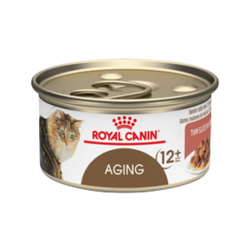 Royal Canin Feline Health Nutrition Aging 12+ Thin Slices In Gravy Canned Cat Food