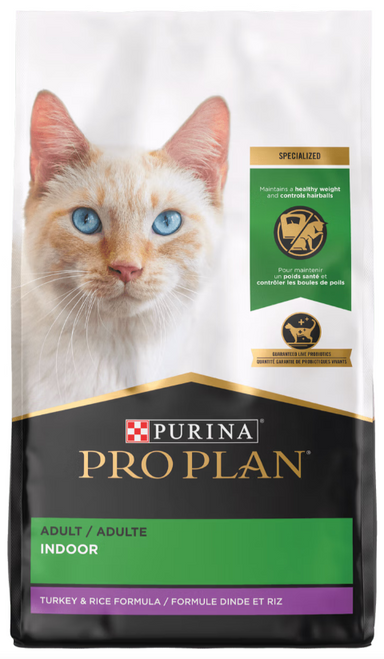 Purina Pro Plan Focus Adult Indoor Care Turkey & Rice Formula Dry Cat Food 7 lb