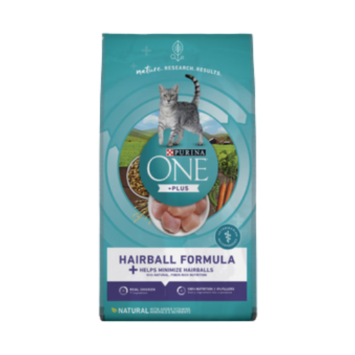 Purina One Hairball Formula Dry Cat Food 7 lb