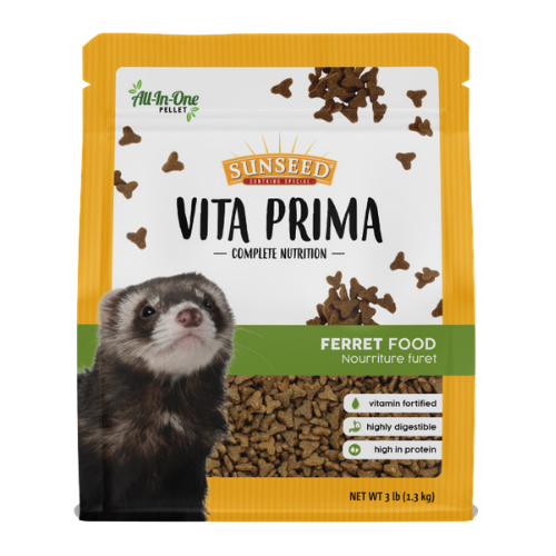 Sunseed Vita Prima Complete Nutrition Daily Ferret Food 3 lb