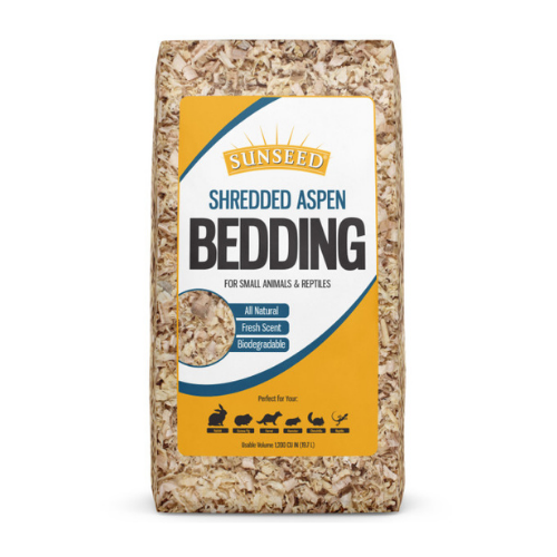 Sunseed Shredded Aspen Bedding for Small Animals & Reptiles 1200 cu in