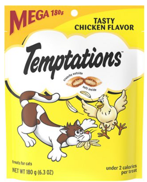 Whiskas Temptations Tasty Chicken Flavor Cat Treats