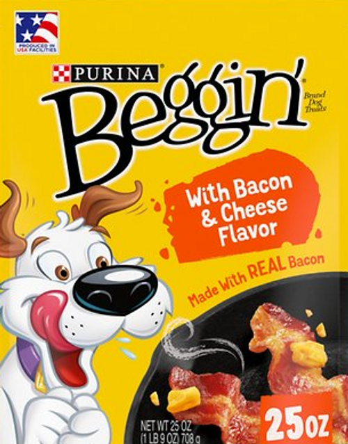 Purina Beggin' Strips Bacon & Cheese Flavor Dog Treats 25 oz