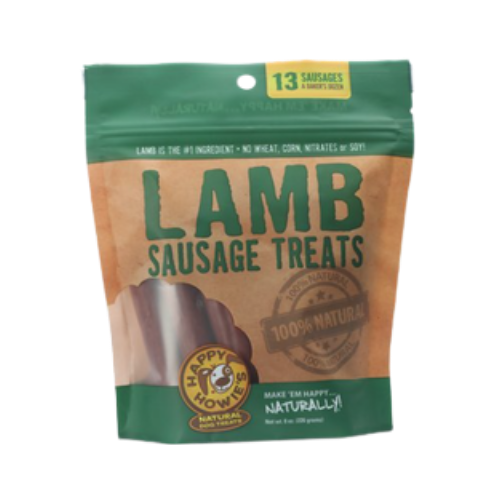 Happy Howie's Lamb Sausage Dog Treats 13 ct