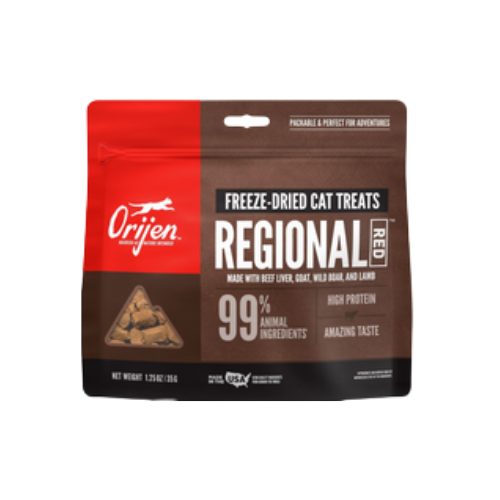Orijen Biologically Appropriate Regional Red Beef/Boar/Goat/Lamb Freeze-Dried Cat Treats 1.25 oz