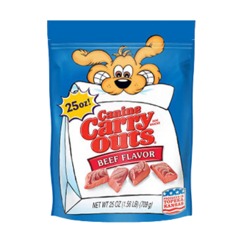 Canine Carry Outs Beef Flavor Dog Treats 22.5 oz