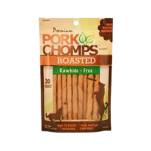 Scott Pet Pork Chomps Oven Roasted Porkskin Twists Rawhide-Free Dog Chews 20 ct
