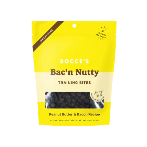 Bocce Bakery Bac'N Nutty Peanut Butter & Bacon Training Bites 6 oz