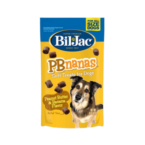 Bil Jac Peanut Butter & Bananas Treats 4 oz