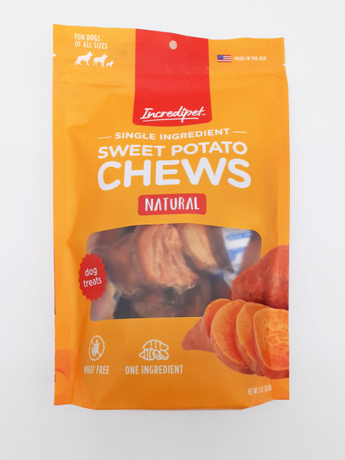 Incredipet Sweet Potato Dog Chews 8 oz