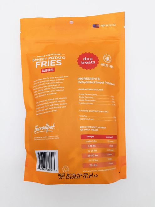 Incredipet Sweet Potato Fries 8 oz