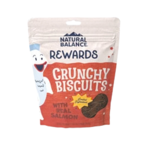 Natural Balance Rewards Limited Ingredient Crunchy Biscuits with Real Salmon Dog Treats 14 oz