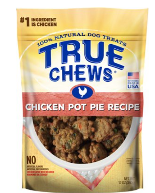 True Chews Chicken Pot Pie Recipe Dog Treats 12 oz