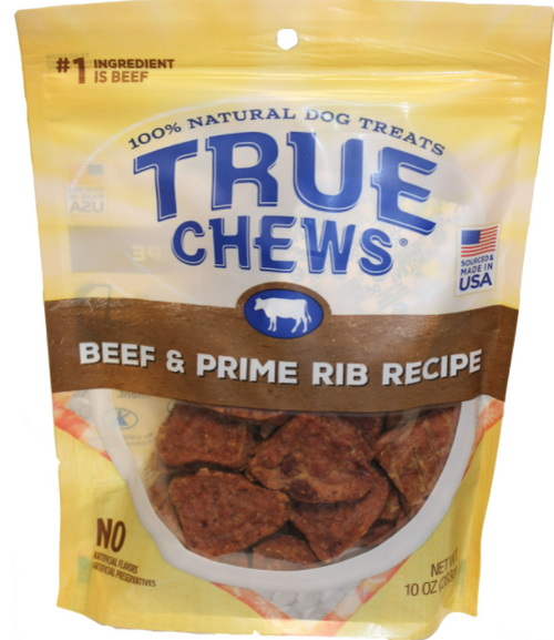 True Chews Beef & Prime Rib Recipe Dog Treats 10 oz