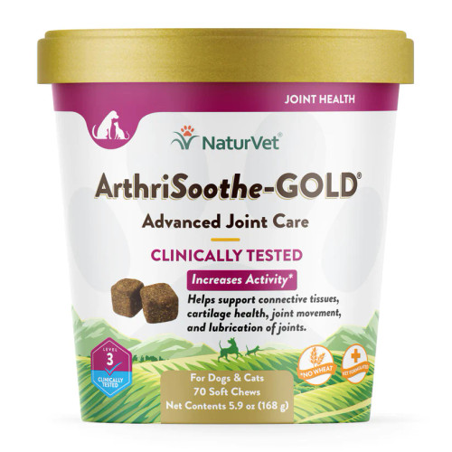 Naturvet Arthrisoothe Gold Level 3 Dog & Cat Soft Chews