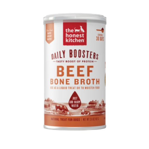 The Honest Kitchen Daily Boosters Instant Beef Bone Broth With Turmeric for Dogs