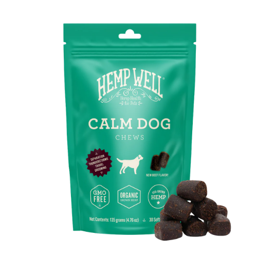Hemp Well Calm Dog Anxiety Relief Soft Chew Dog Supplement 30 ct