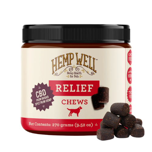 Hemp Well Hemp Relief Soft Chew Dog Supplement 60 ct