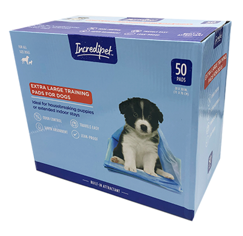 Incredipet Dog Training Pads, Extra Large 50 pk