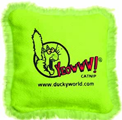 Yeowww Refillable Catnip Pillow Cat Toy