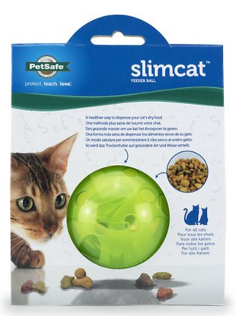 PetSafe Slimcat Feeder Ball, Blue 