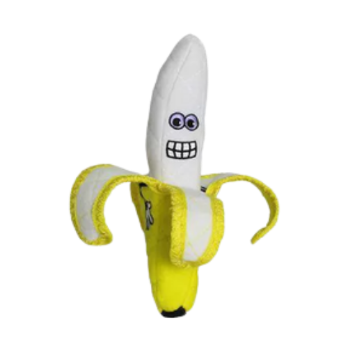Tuffy's Funny Food Banana Dog Toy 