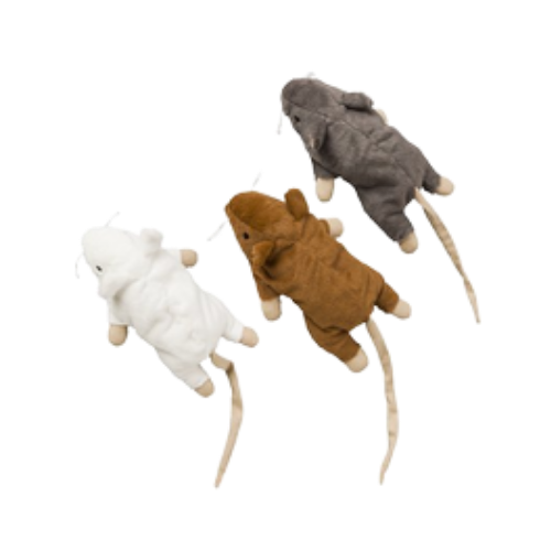 Spot Ethical Pet Fuzzy Fur Big Mouse Bertha Catnip Cat Toy 