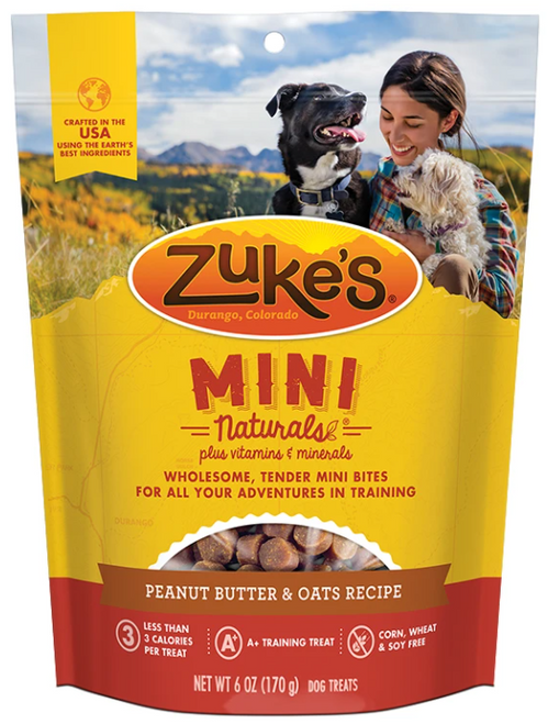 Zuke's Mini Naturals Peanut Butter Dog Treats
