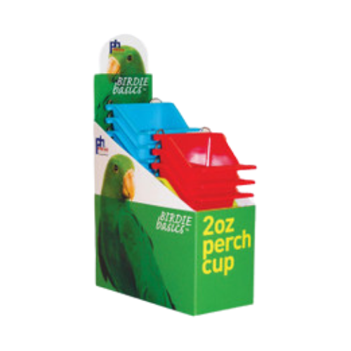 Prevue Birdie Basics Perch Cup for Birds 2 oz