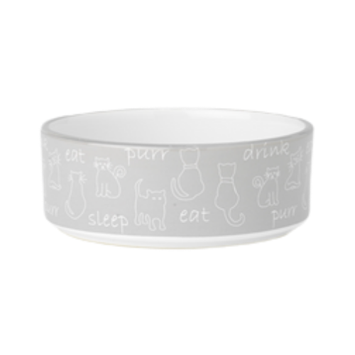 Petrageous Designs "Eat, Drink, Purr" Food Bowl  2 cup