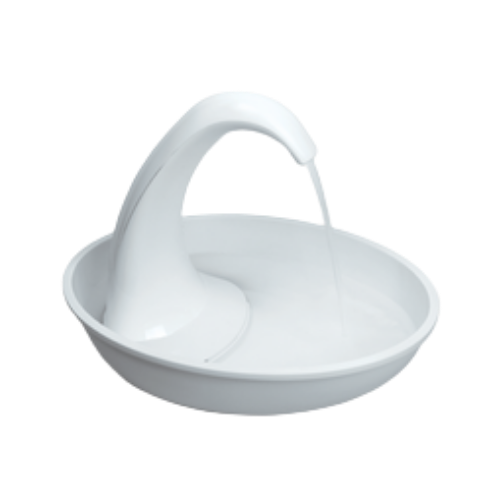 Pioneer Pet Swan Plastic Pet Water Fountain 80 oz