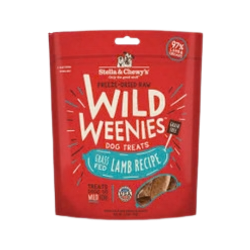 Stella & Chewy's Wild Weenies Raw Freeze-Dried Lamb Recipe Dog Treats 3.25 oz