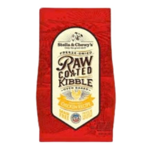 Stella & Chewy's Raw Coated Kibble Cage-Free Chicken Recipe Grain-Free Dry Dog Food 22 lb