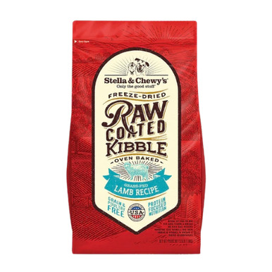 Stella & Chewy's Raw Coated Kibble Grass-Fed Lamb Recipe Grain-Free Dry Dog Food
