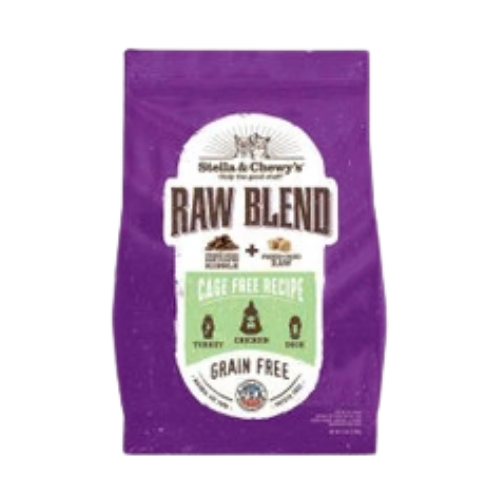 Stella & Chewy's Raw Blend Cage Free Recipe With Turkey, Chicken, & Duck Grain-Free Freeze-Dried Cat Food 5 lb