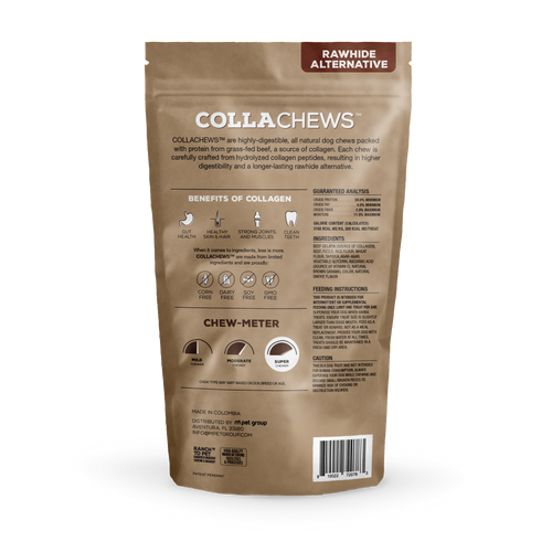 Collachews 9 in Collagen Bully Flavored Roll 3 pk