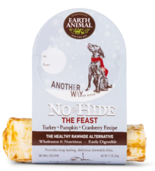 Earth Animal No-Hide Holiday Feast Bone 4 in