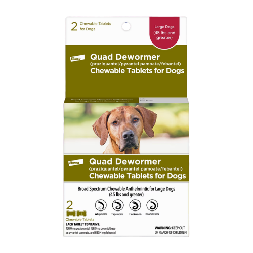 Elanco Large Dog Quad Dewormer 2 ct