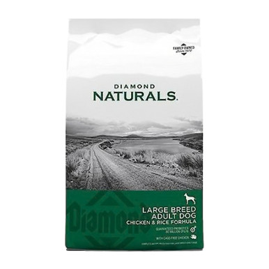 Diamond Naturals Large Breed Chicken & Rice Adult Dry Dog Food 40 lb