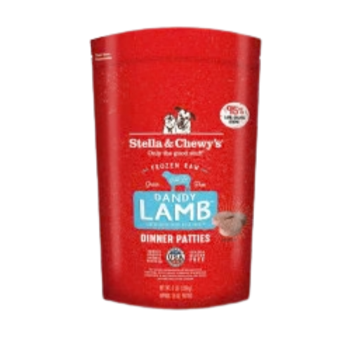 Stella & Chewy's Dandy Lamb Frozen Raw Dinner Patties for Dogs